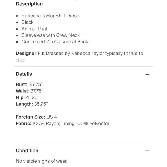 rebecca taylor Authentic black white snake reptile print tank mini dress 4 small - Picture 6 of 6